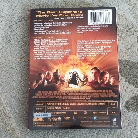 Spider-Man 2 Movie (DVD) - Picture 3 of 5